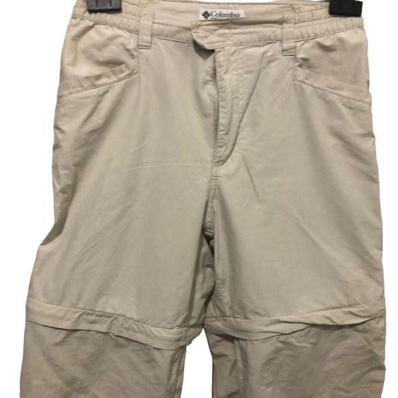 Columbia Women’s 6R Convertible Pants Hiking Outdoor Beige - Picture 7 of 16